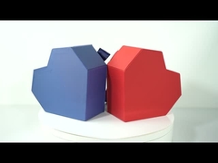 Коробка бумаги картона подарочной коробки свадьбы коробки горячей продажи изготовленная на заказ упаковывая роскошная с лентой