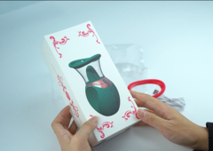 Настраиваемый логотип экологически чистый печатный картонный бумажный вибратор для губ