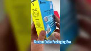 Упаковочная коробка для кабеля USB C на заказ