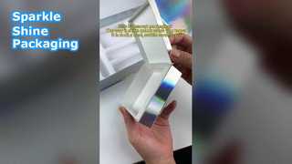 Роскошная голографическая упаковка шкатулок для драгоценностей на заказ