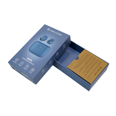 Luxury Printing Cardboard Packaging Box Wired Wireless Bluetooth Earphone Gift Boxes (Люксовая печатная картонная упаковочная коробка с проводными беспроводными Bluetooth наушниками)