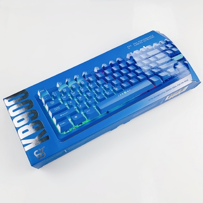 Заказная торговая коробка UV Sliver Hot Stamping Foil Компьютерная мышь и клавиатура Коробка упаковки