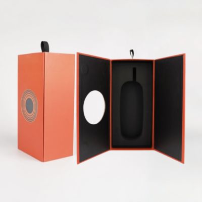 Оптовая переработка картонный подарок двойная дверь открытая роскошная парфюмерная коробка упаковка коробка для бутылки вина коробка магнитный подарок коробка