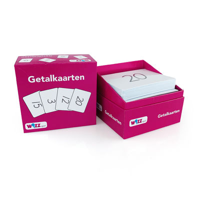 Популярные игровые игры с картами с номерами AR Флэш-карты с бумажными коробками